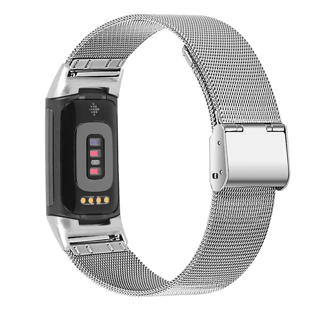 Fitbit Charge 5 6 Metal Band - Sleek Modern Design