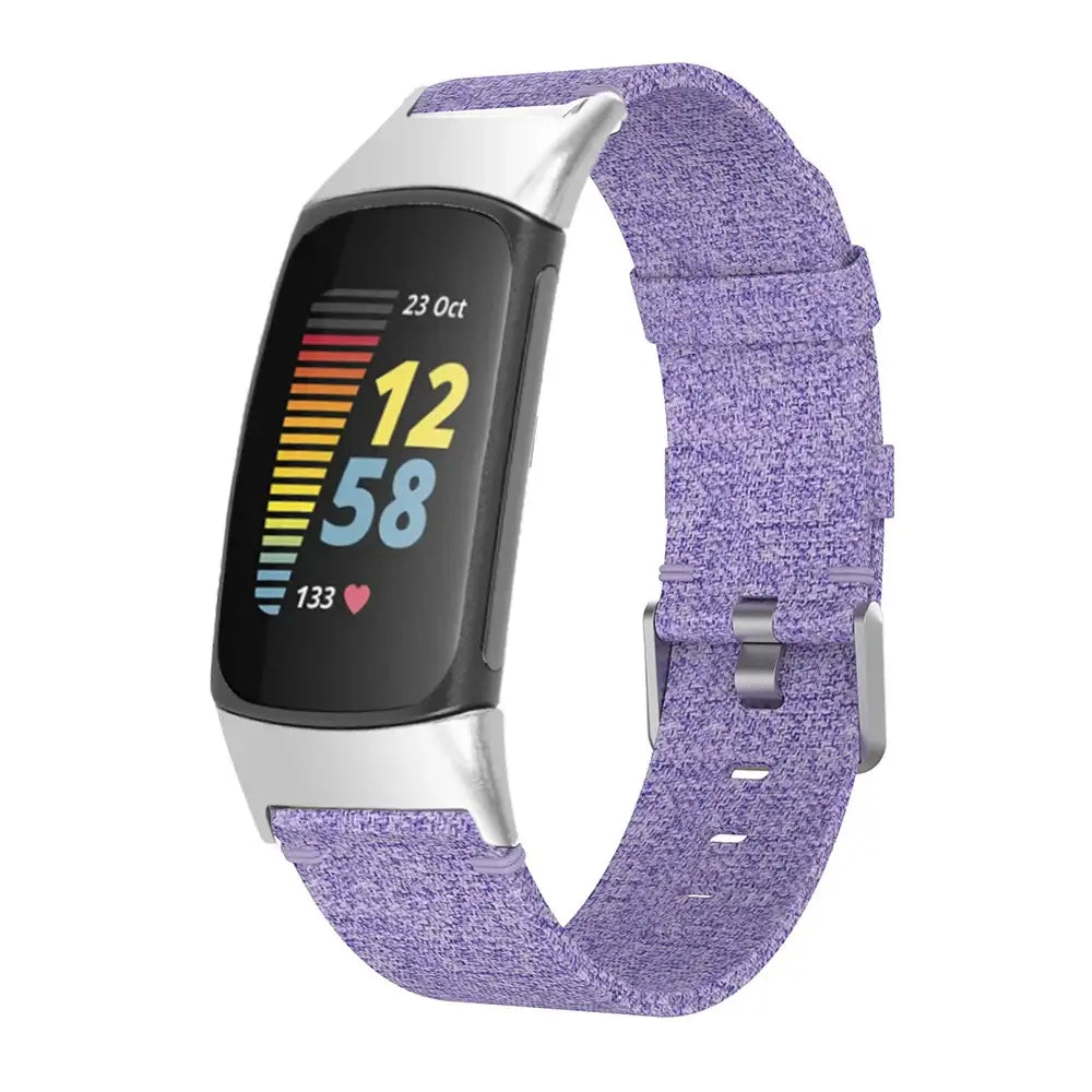 Fitbit Charge 5 6 Nylon Band - Durable Comfortable Strap