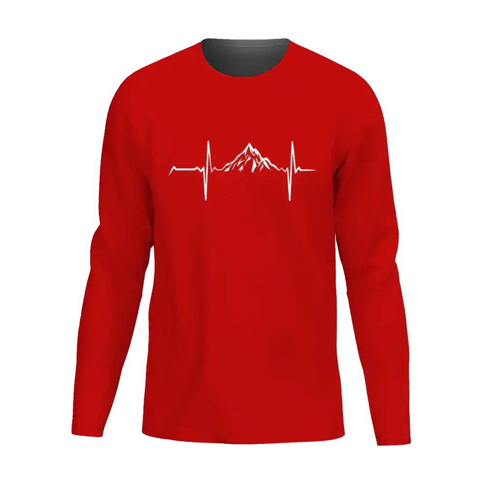 Heartbeat V1 Men Long Sleeve Shirt