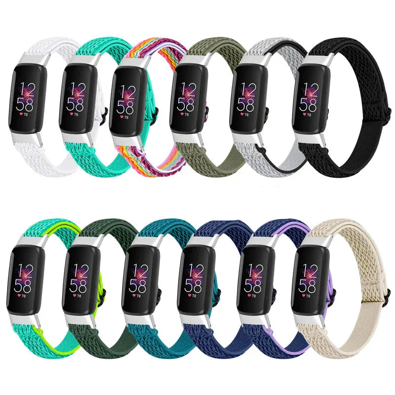 Fitbit Luxe Elastic Nylon Band - Braided and Comfortable