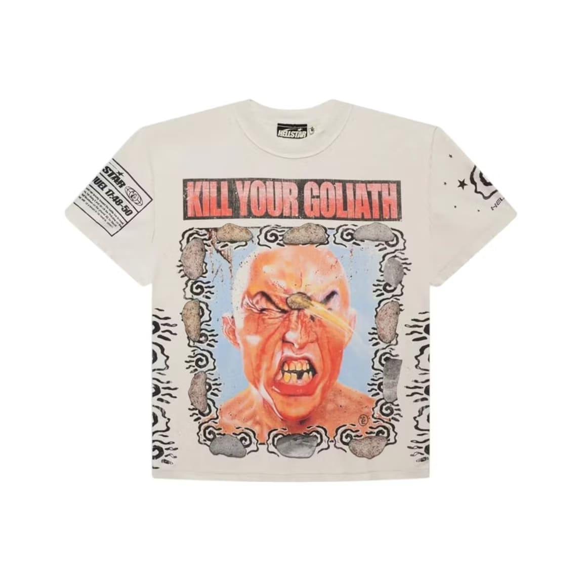 Hellstar Kill Your Goliath T-Shirt White