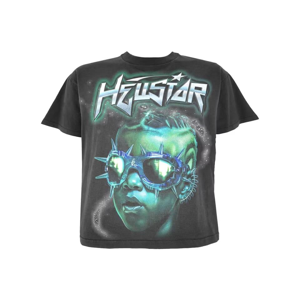 Hellstar The Future T-Shirt Black/Blue
