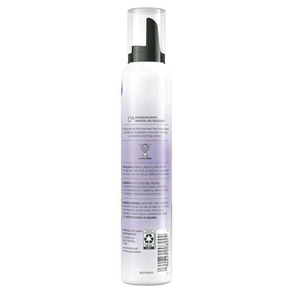 Herbal Essences Curl Boosting Mousse – Frizz Control for Curly & Wavy Hair (6.8 Fl Oz, 3 Pack)