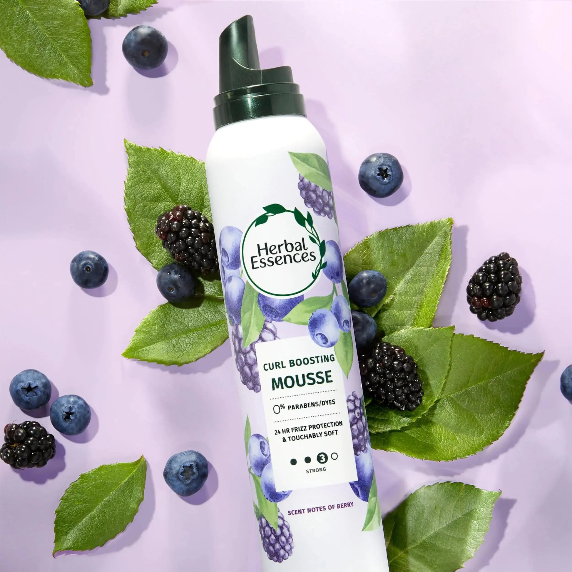 Herbal Essences Curl Boosting Mousse – Frizz Control for Curly & Wavy Hair (6.8 Fl Oz, 3 Pack)