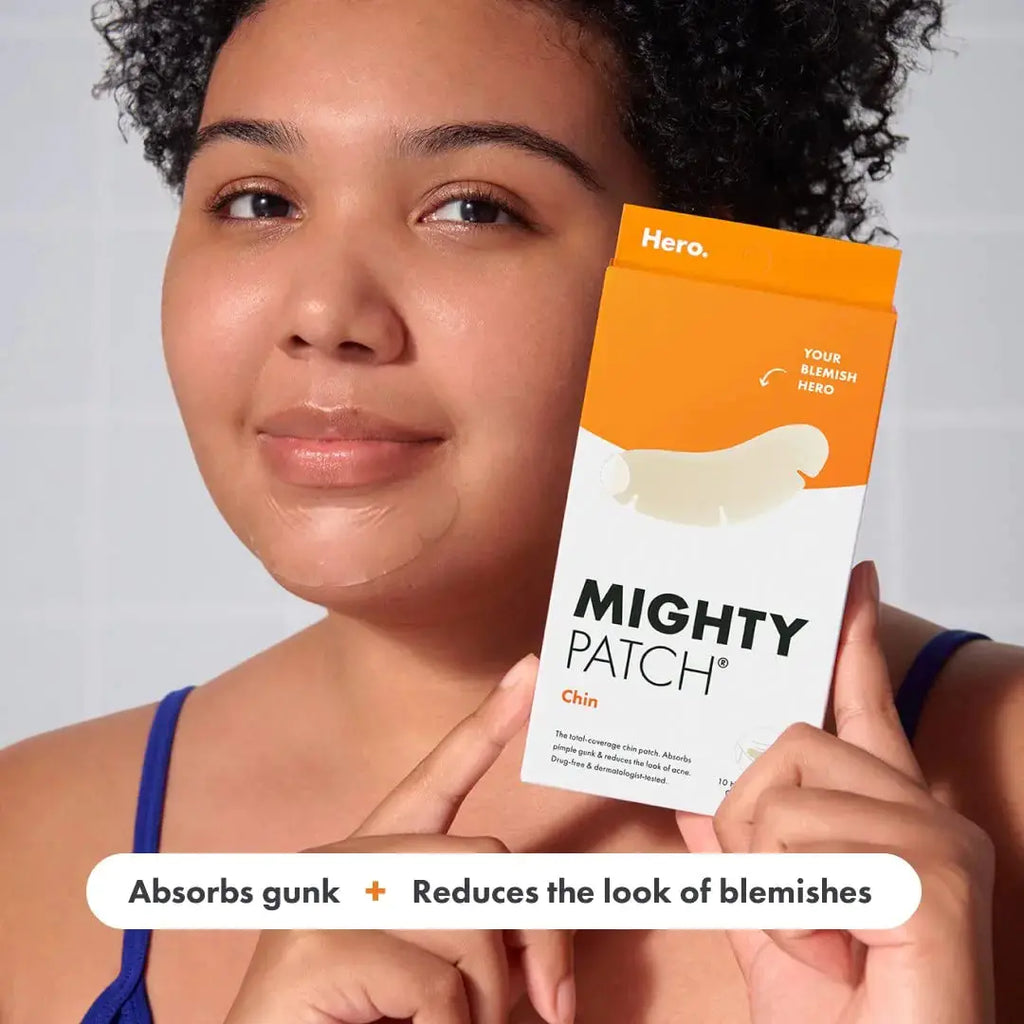 Hero Cosmetics Mighty Patch™ | XL Contoured Hydrocolloid Chin Pimple Patch