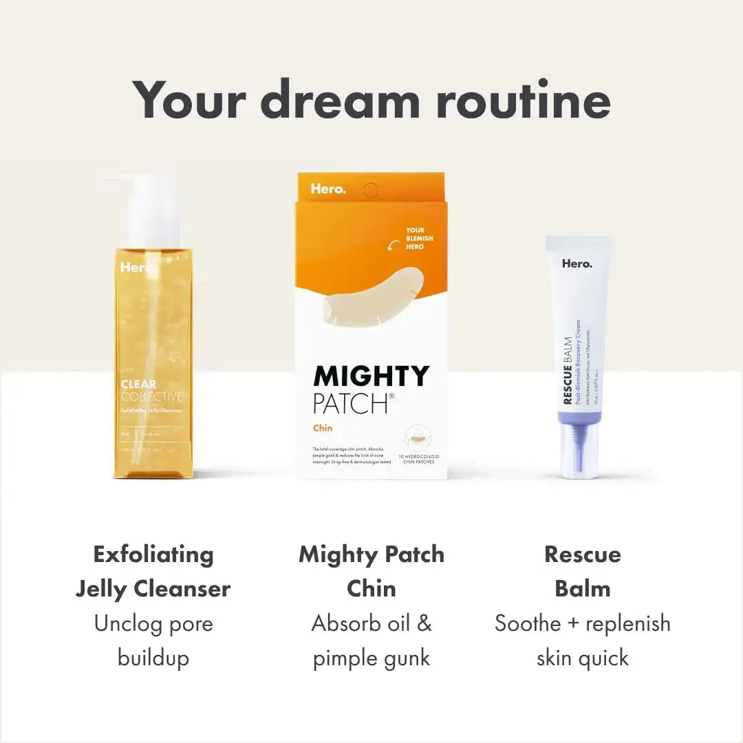 Hero Cosmetics Mighty Patch™ | XL Contoured Hydrocolloid Chin Pimple Patch
