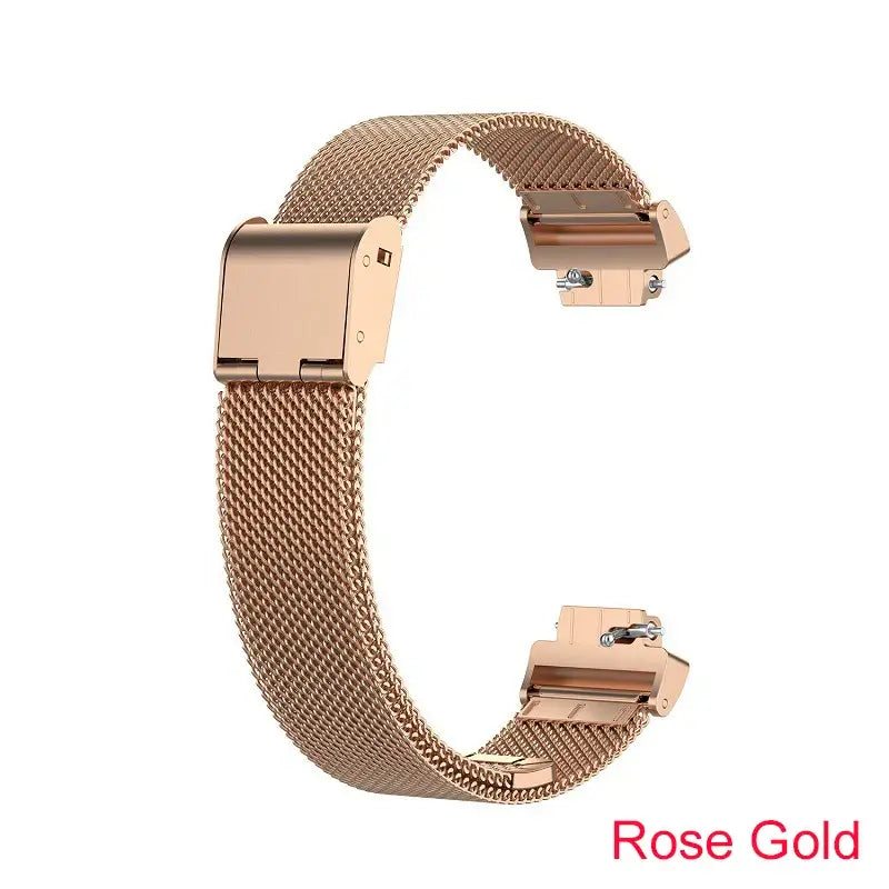 Fitbit Inspire 3, 2, 1, HR Stainless Steel Band - Elegant Strap