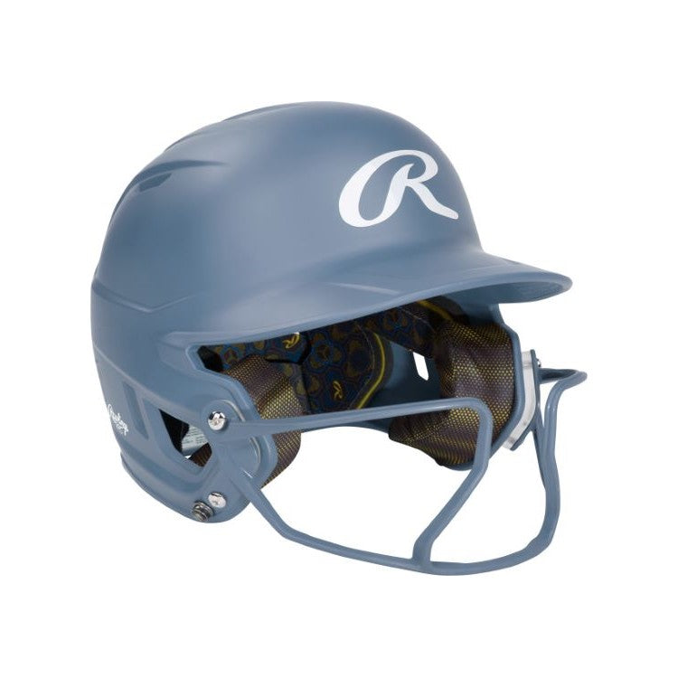 Rawlings Mach Hi-Viz 1-Tone Matte Helmet w/ Mask MCHVIZ