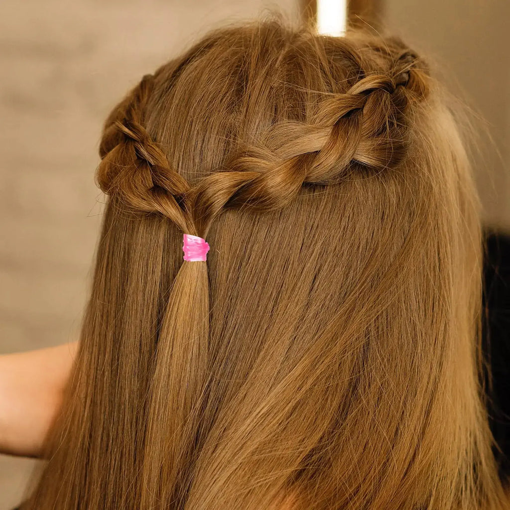 Hicarer 1000 Mini Rubber Bands Soft Elastic Bands for Hair Braids(1.5 cm,Cute Color) 1.5 cm Cute Color