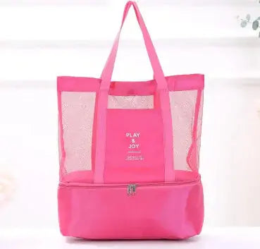 High Capacity Women Mesh Transparent Bag