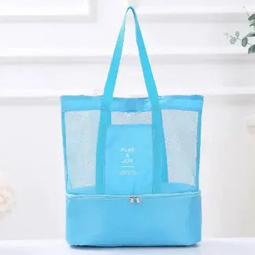 High Capacity Women Mesh Transparent Bag