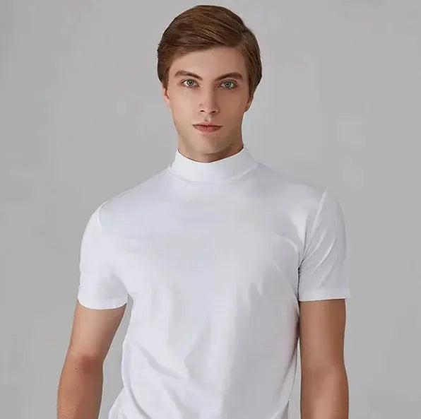 High Neck Anti-Sweat T-Shirt for Men