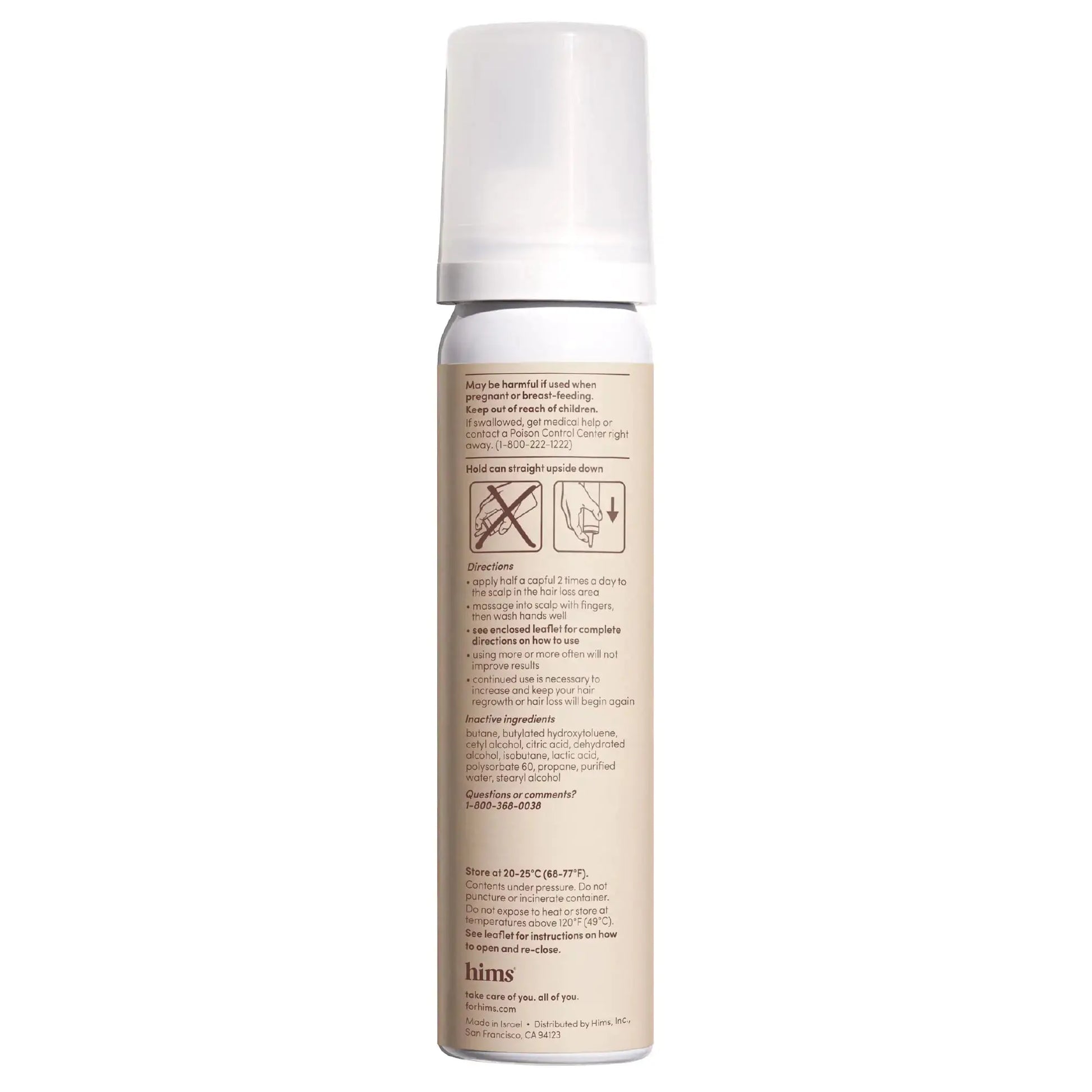 Hims Extra Strength Hair Regrowth Treatment Foam for Men