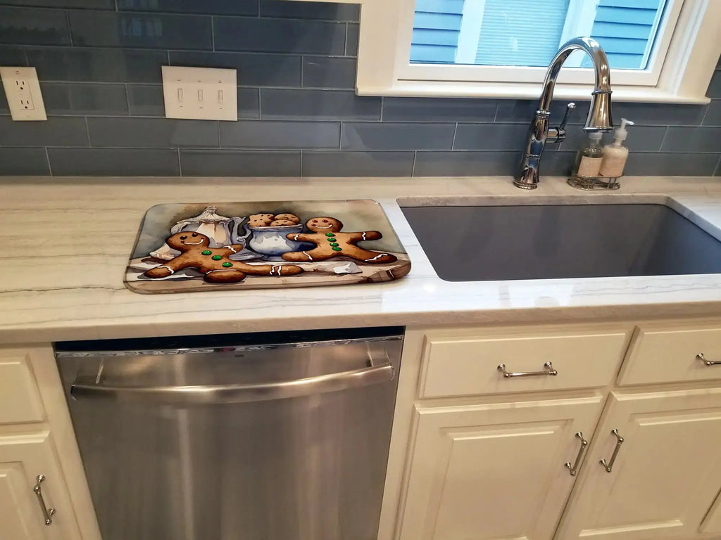 Holiday Ginger Gentlemen Drying Mat