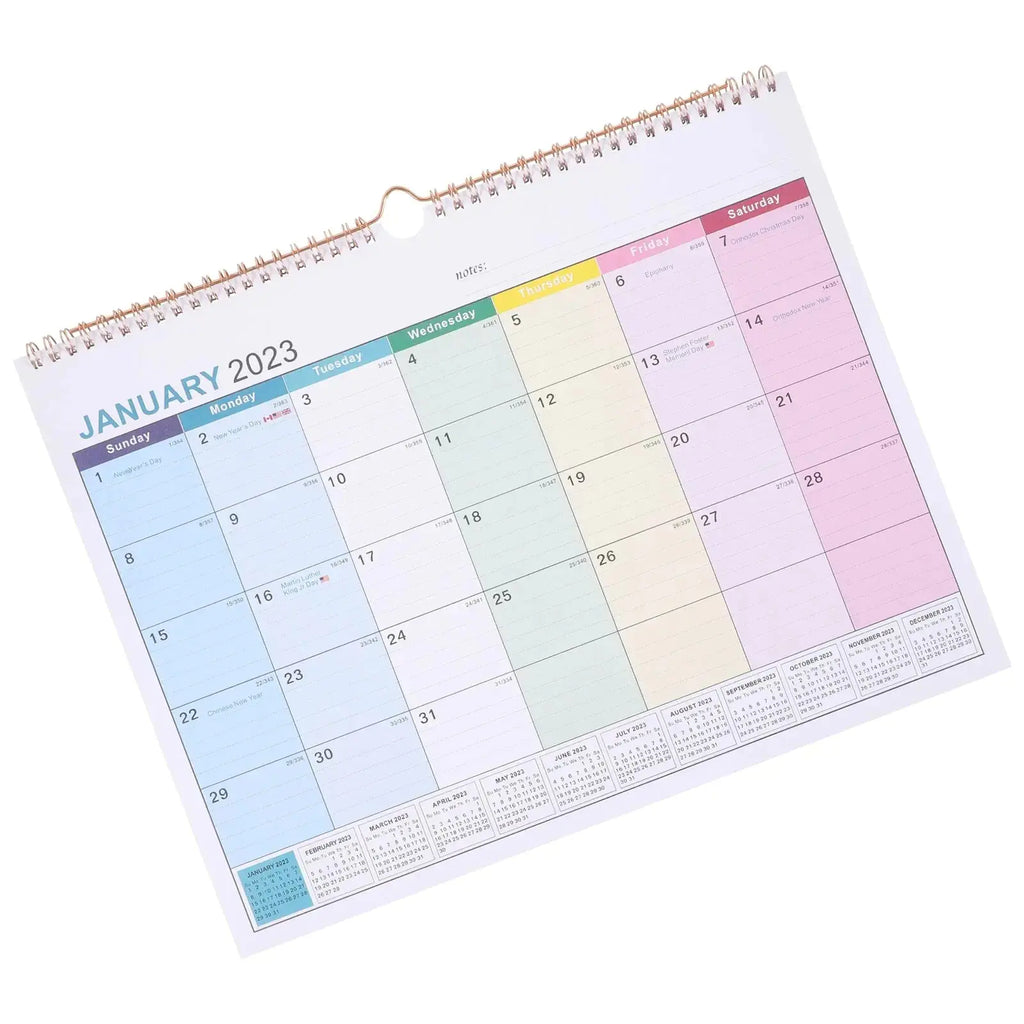 Home & Office Monthly Planner Calendar