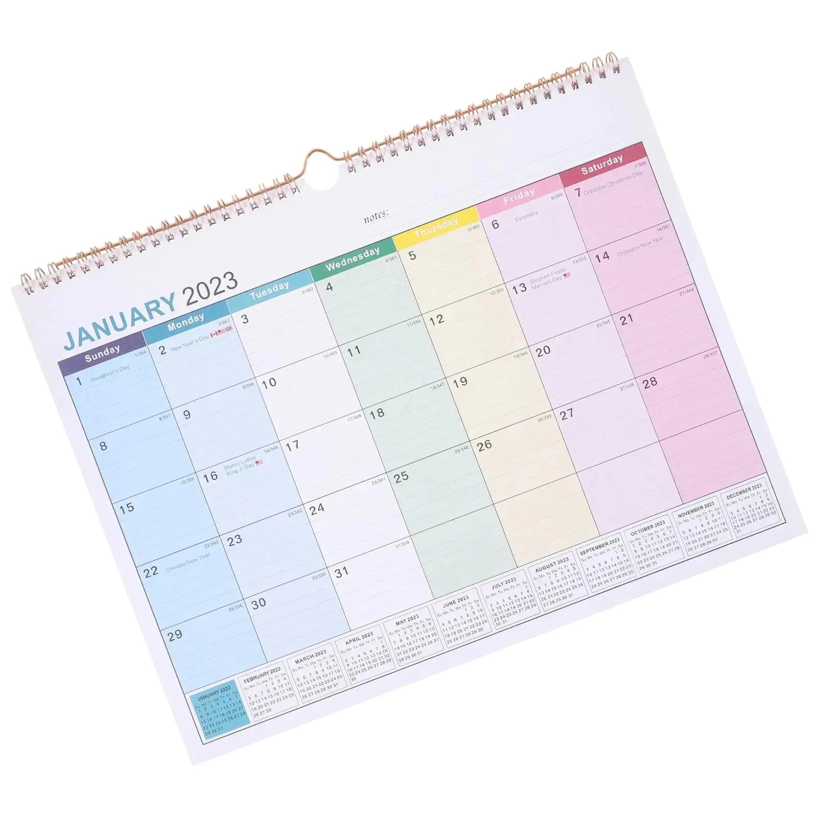 Home & Office Monthly Planner Calendar