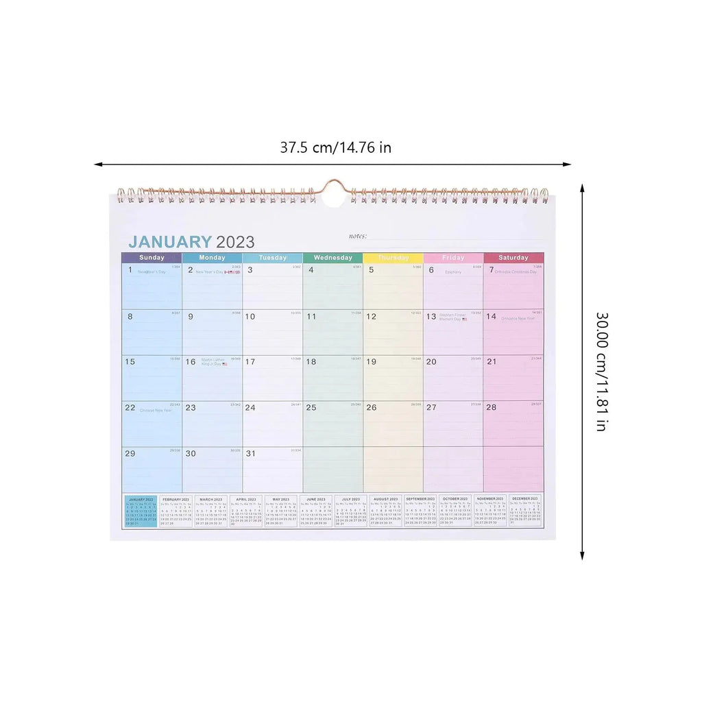 Home & Office Monthly Planner Calendar