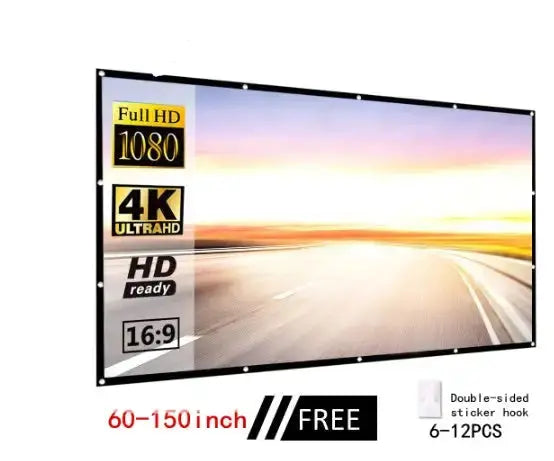 Home & Office Pop-Up Cinema Screen