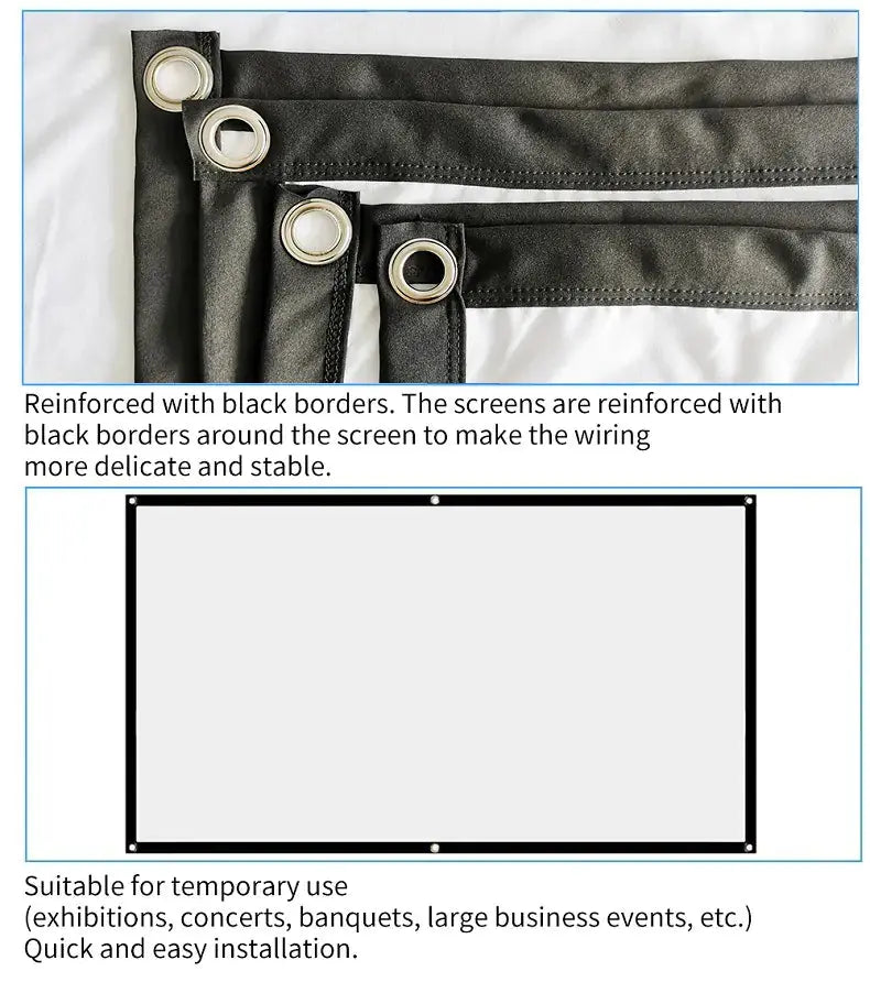 Home & Office Pop-Up Cinema Screen