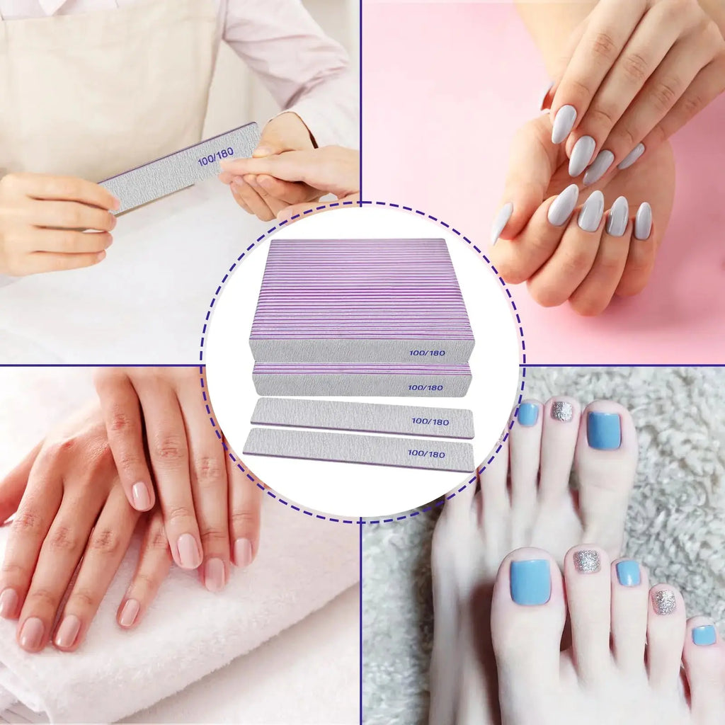 HomeyEra Nail Files Emery Boards Nail File for Natural & Acrylic Nails