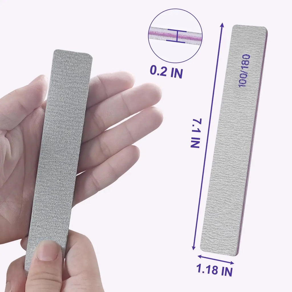 HomeyEra Nail Files Emery Boards Nail File for Natural & Acrylic Nails
