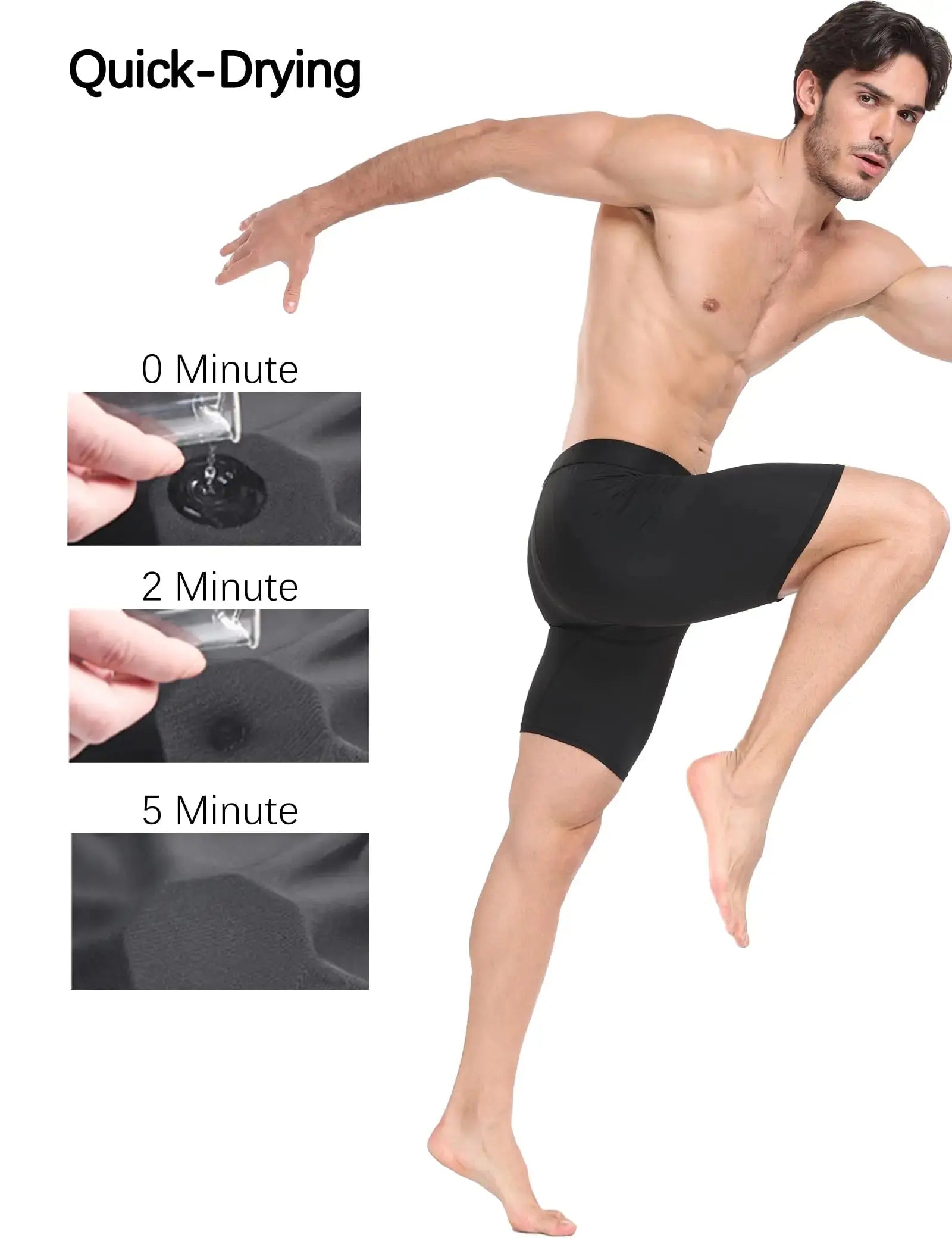 HovSiyla Compression Sports Shorts For Men | Athletic Running Underwear Shorts
