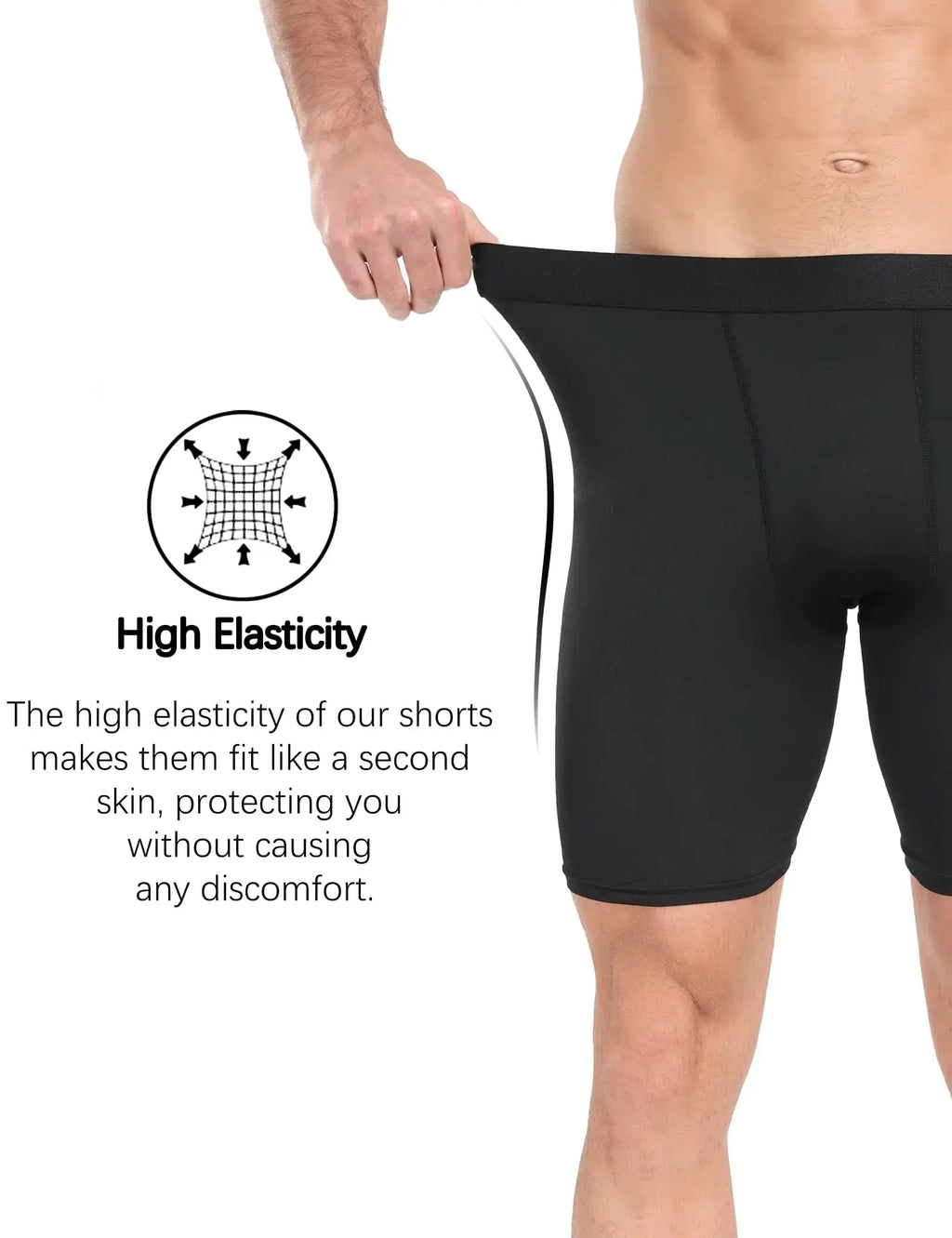 HovSiyla Compression Sports Shorts For Men | Athletic Running Underwear Shorts