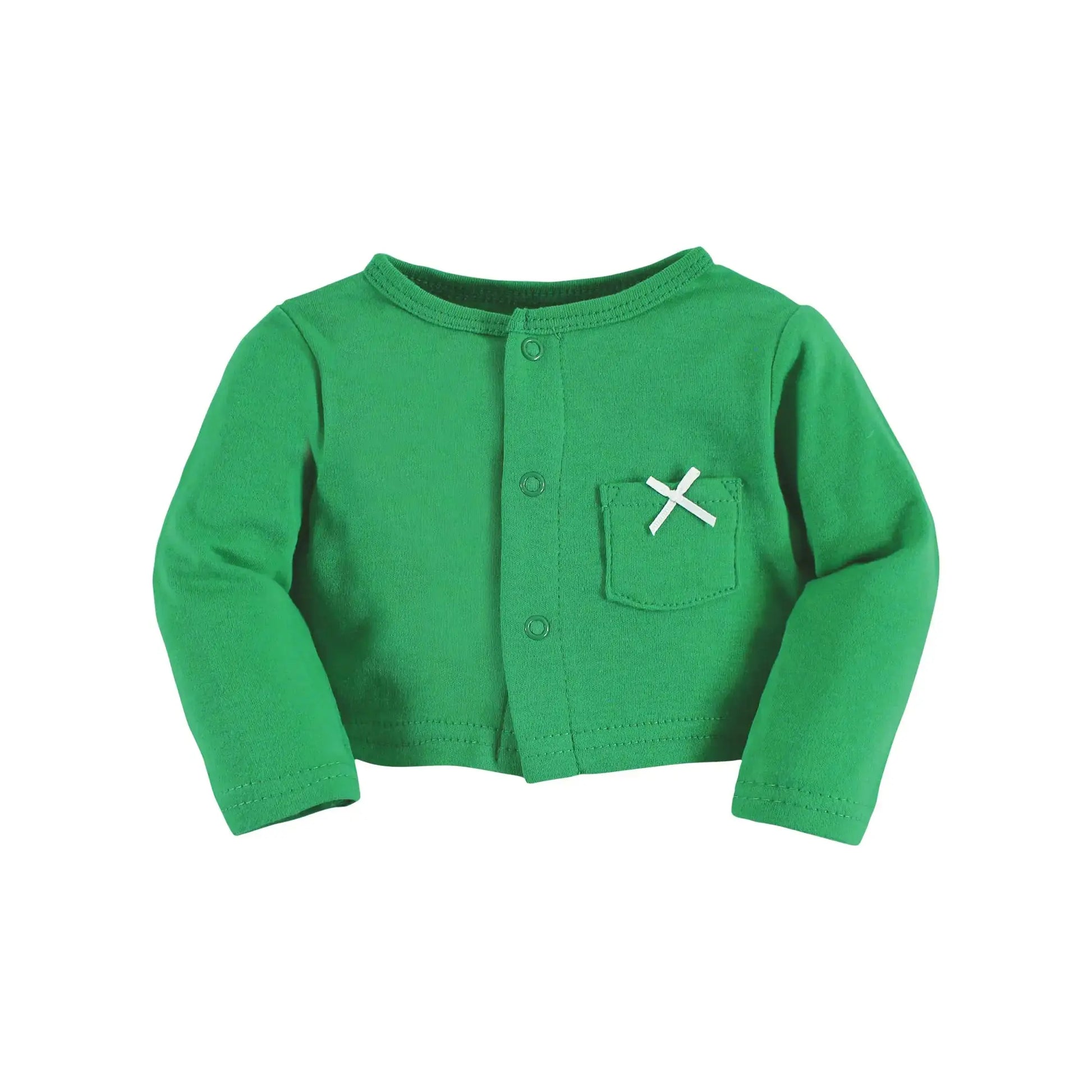 Hudson Baby Baby Girls' Cotton Dress and Cardigan Set | Shamrocks Color