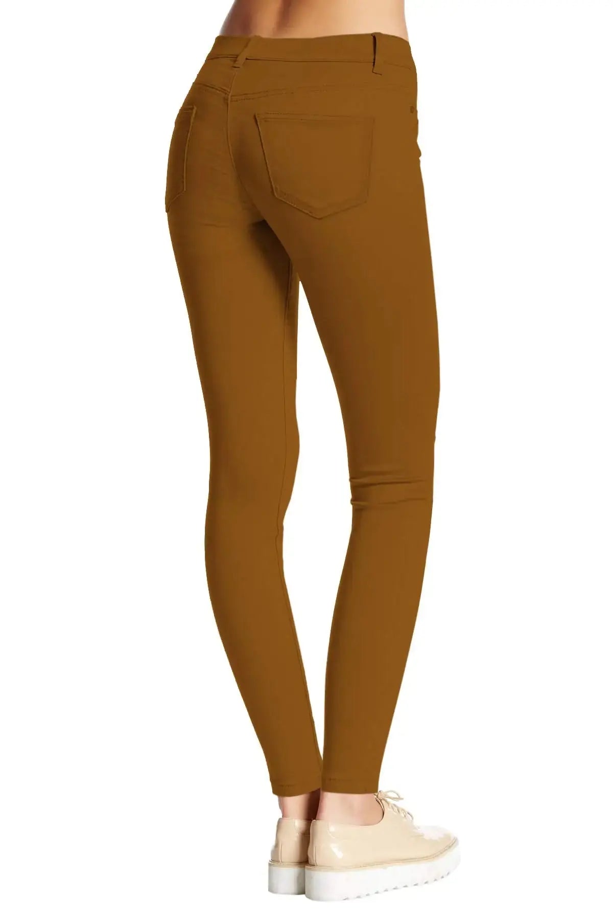 Hybrid & Company Womens Hyper Ultra Stretch Comfy Skinny Leg Work Casual Pants