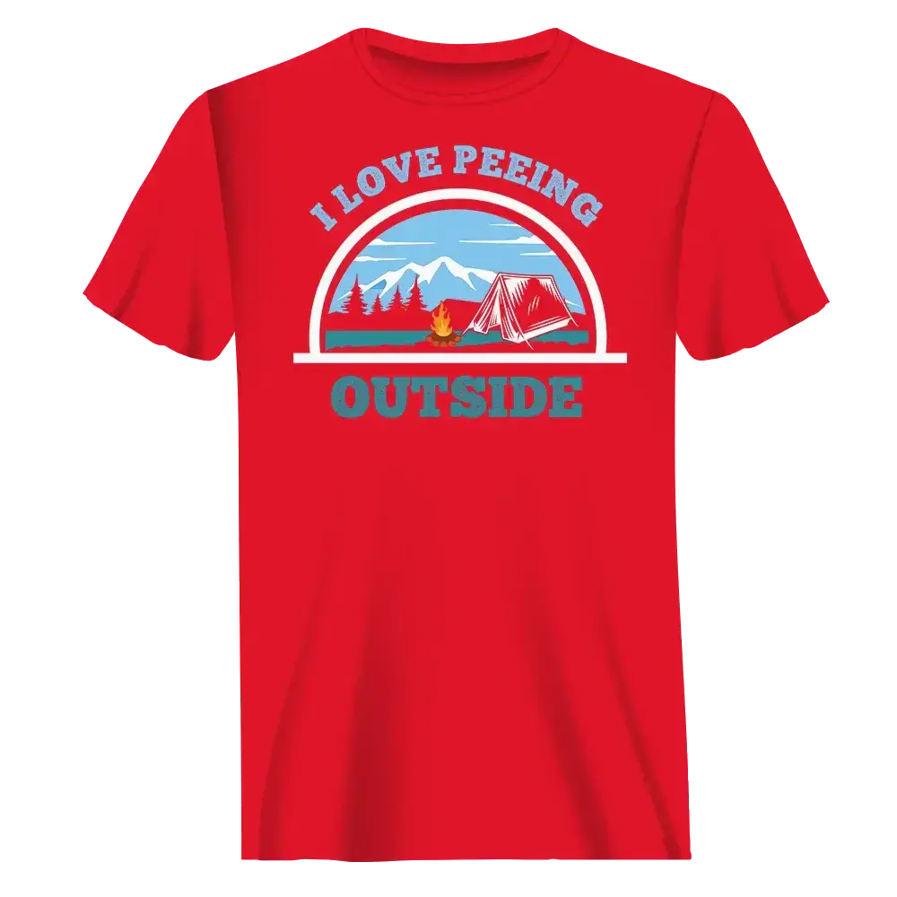 I Love Peeing Outside T-Shirt for Men