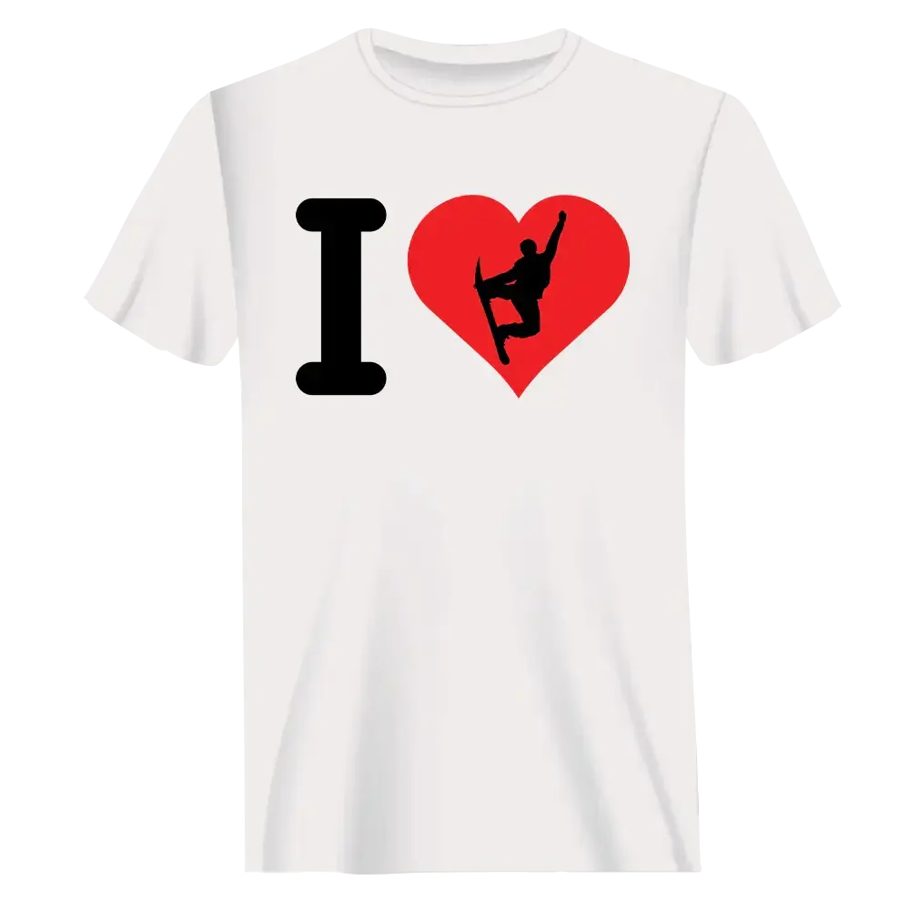 I Love Snowboarding T-Shirt for Men