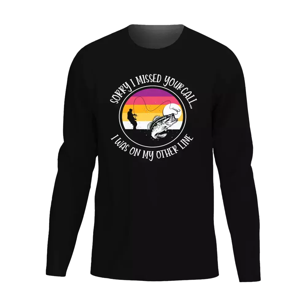 I Was On Another Line Men Long Sleeve Shirt