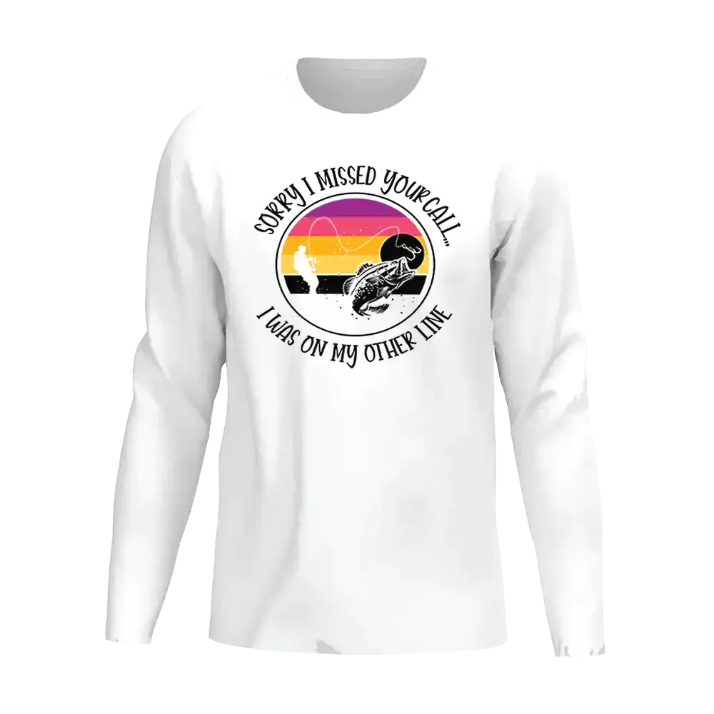 I Was On Another Line Men Long Sleeve Shirt