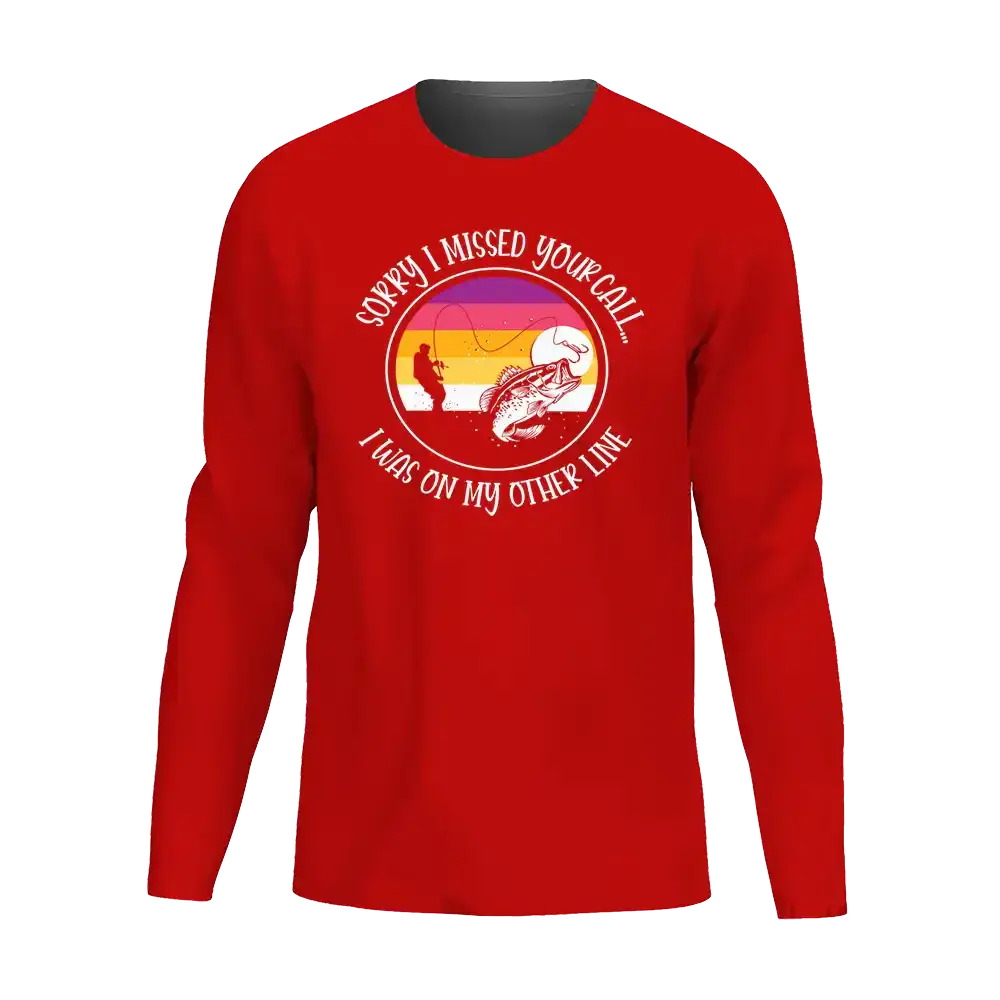 I Was On Another Line Men Long Sleeve Shirt