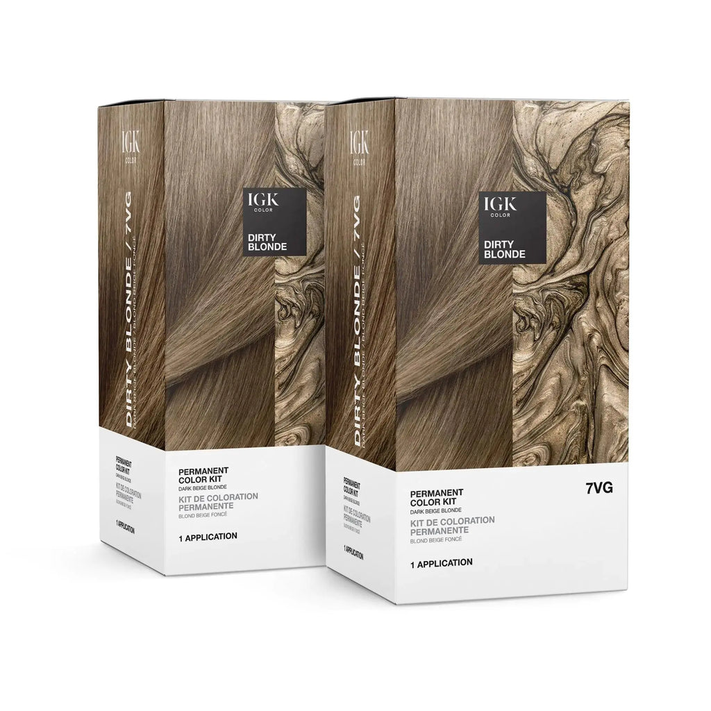 IGK Permanent Color Kit - Dark Beige Blonde Pack of 2