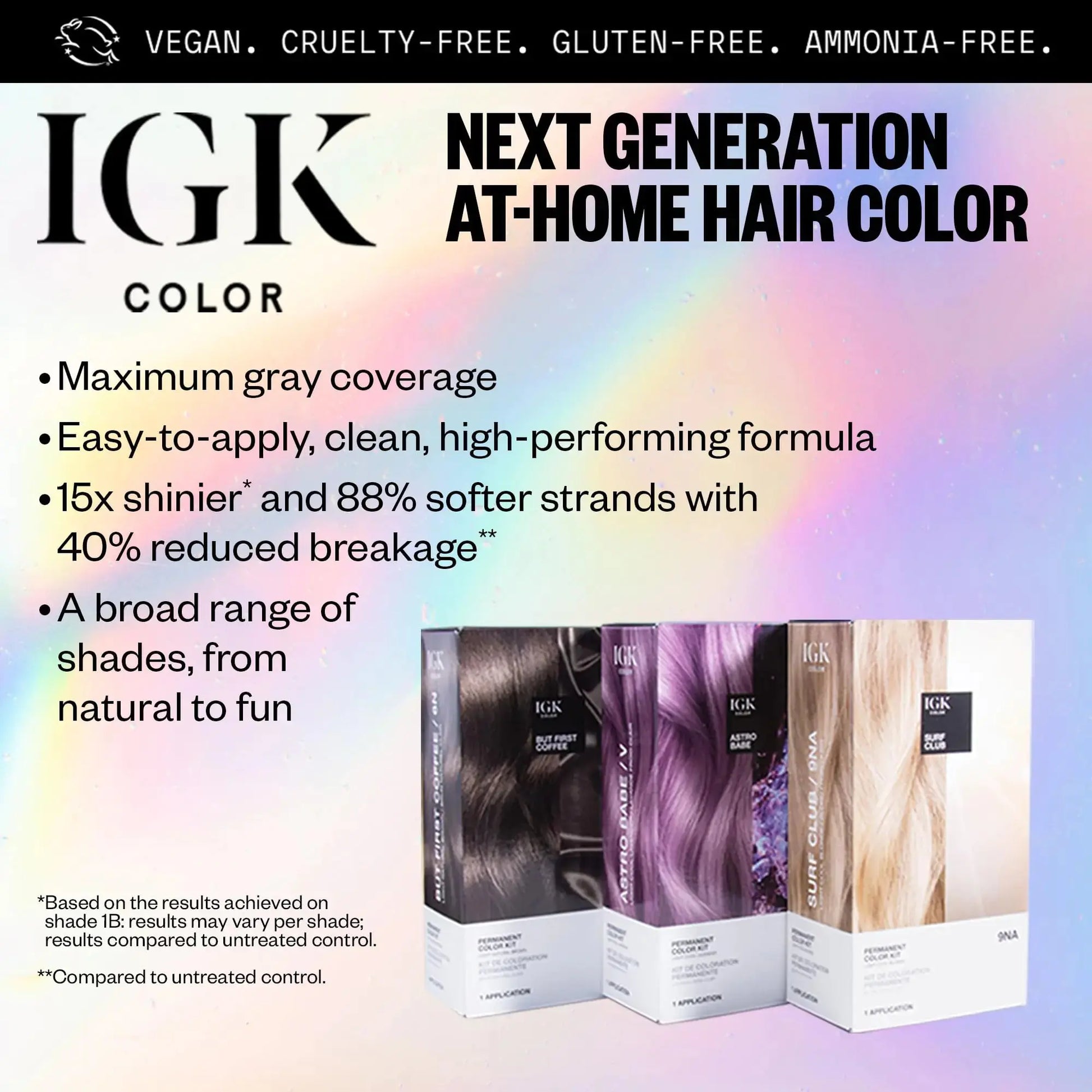 IGK Permanent Color Kit - Dark Beige Blonde Pack of 2