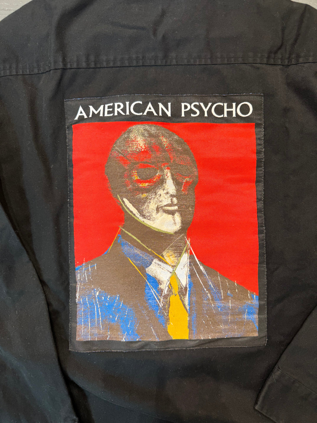 PRE OWNED Supreme American Psycho Work Shirt Black