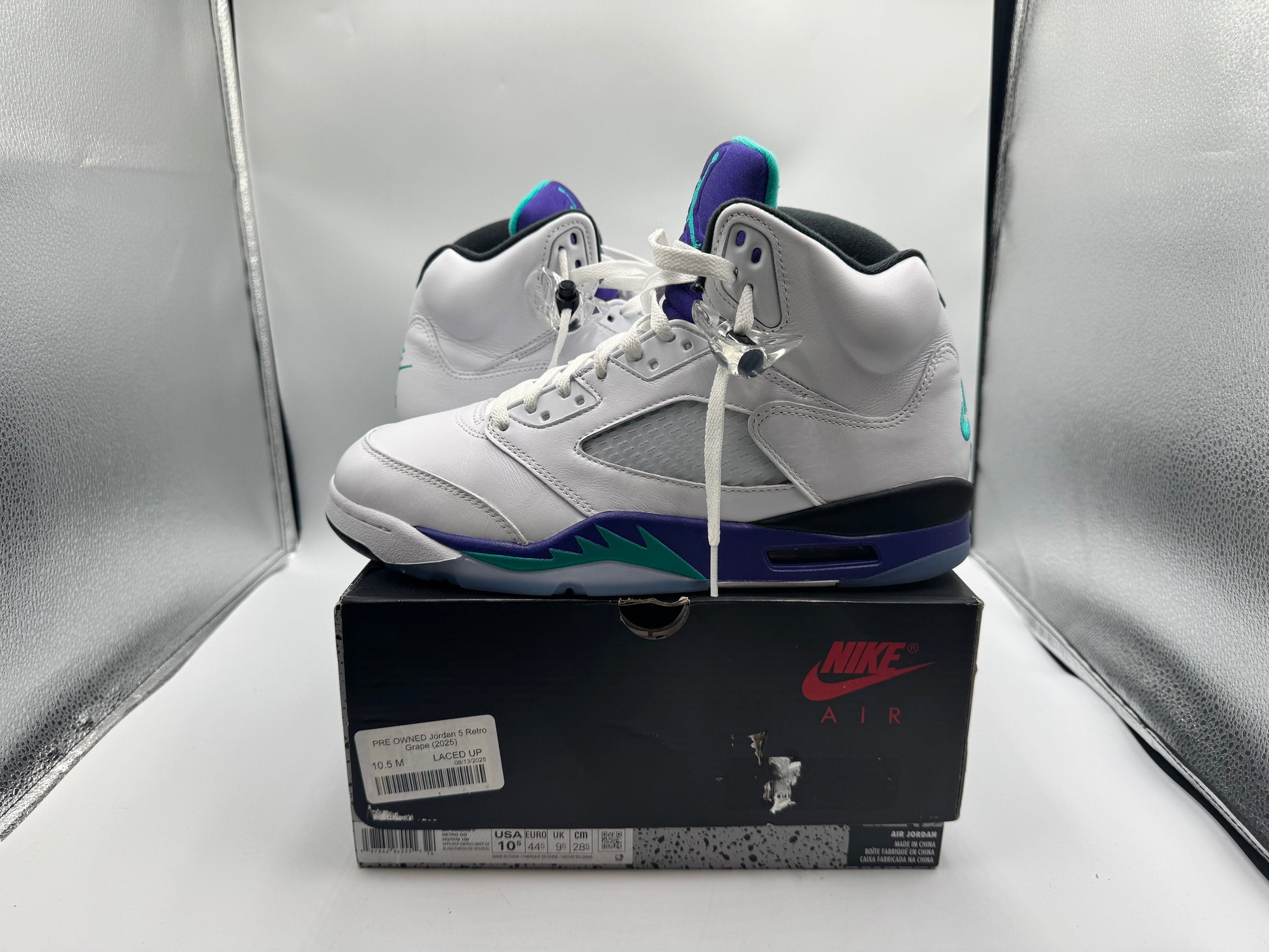 PRE OWNED Jordan 5 Retro Grape (2025)