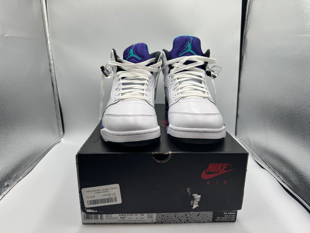PRE OWNED Jordan 5 Retro Grape (2025)