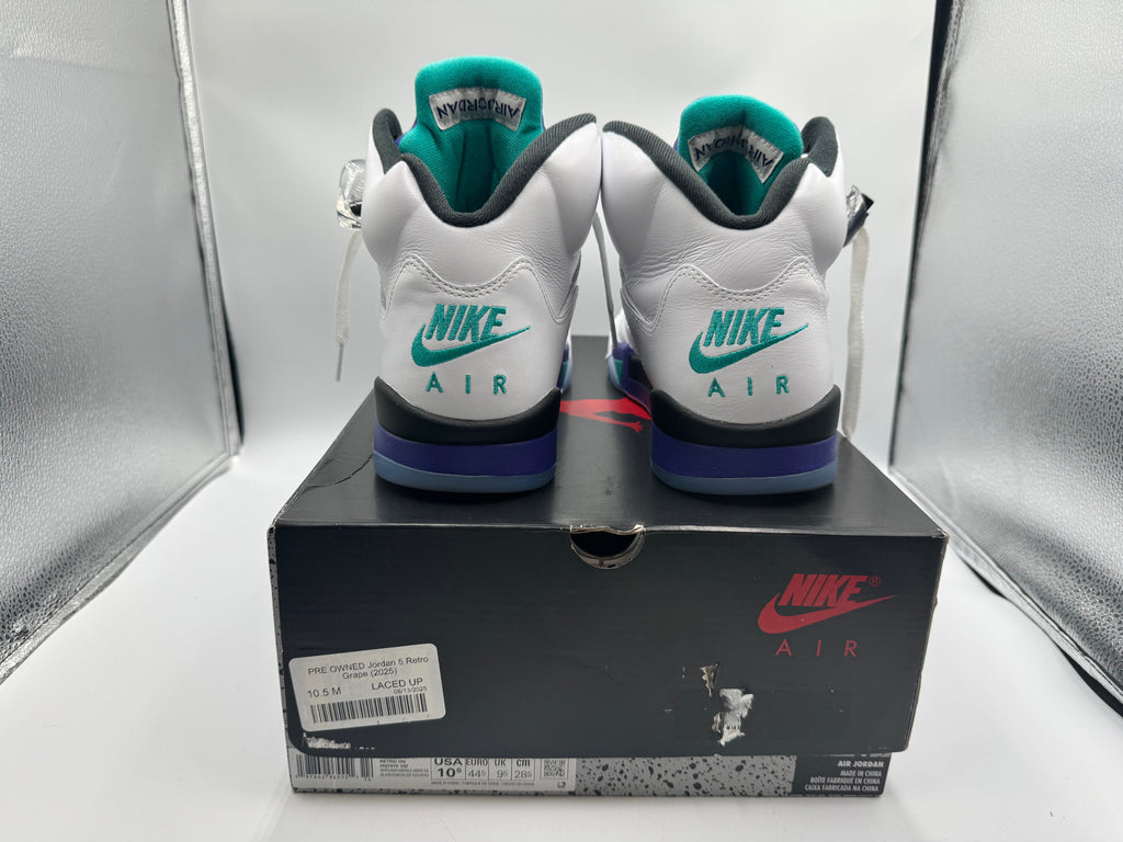 PRE OWNED Jordan 5 Retro Grape (2025)