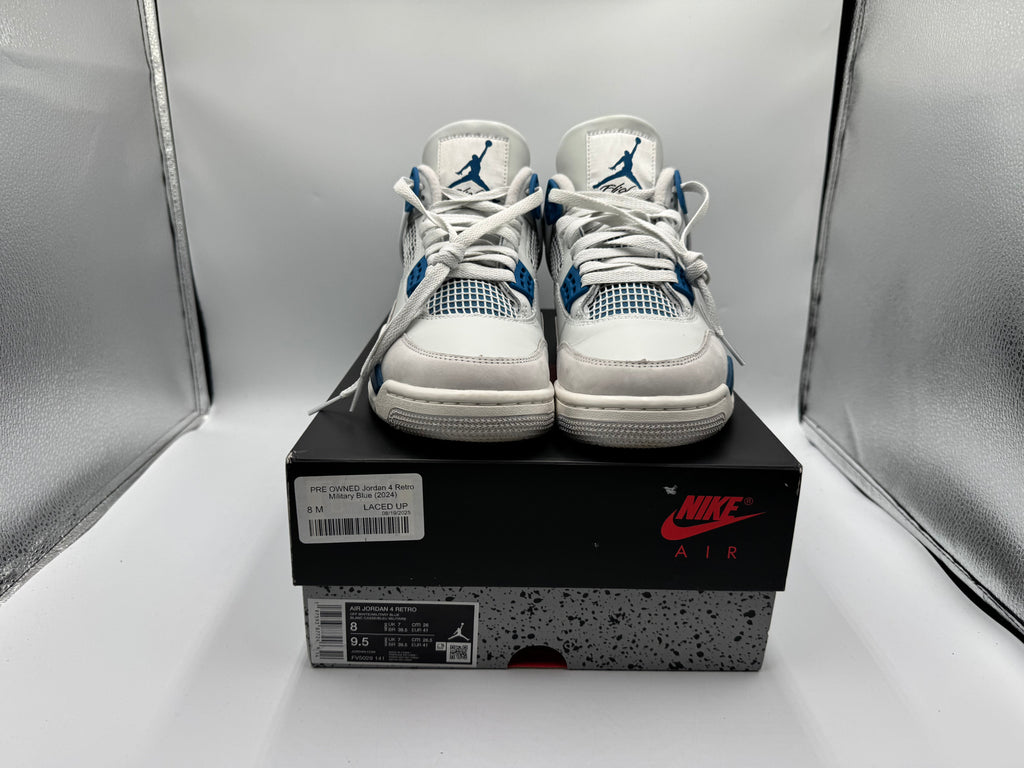 PRE OWNED Jordan 4 Retro Military Blue (2024)