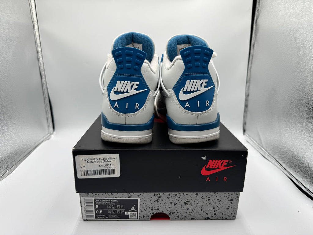 PRE OWNED Jordan 4 Retro Military Blue (2024)