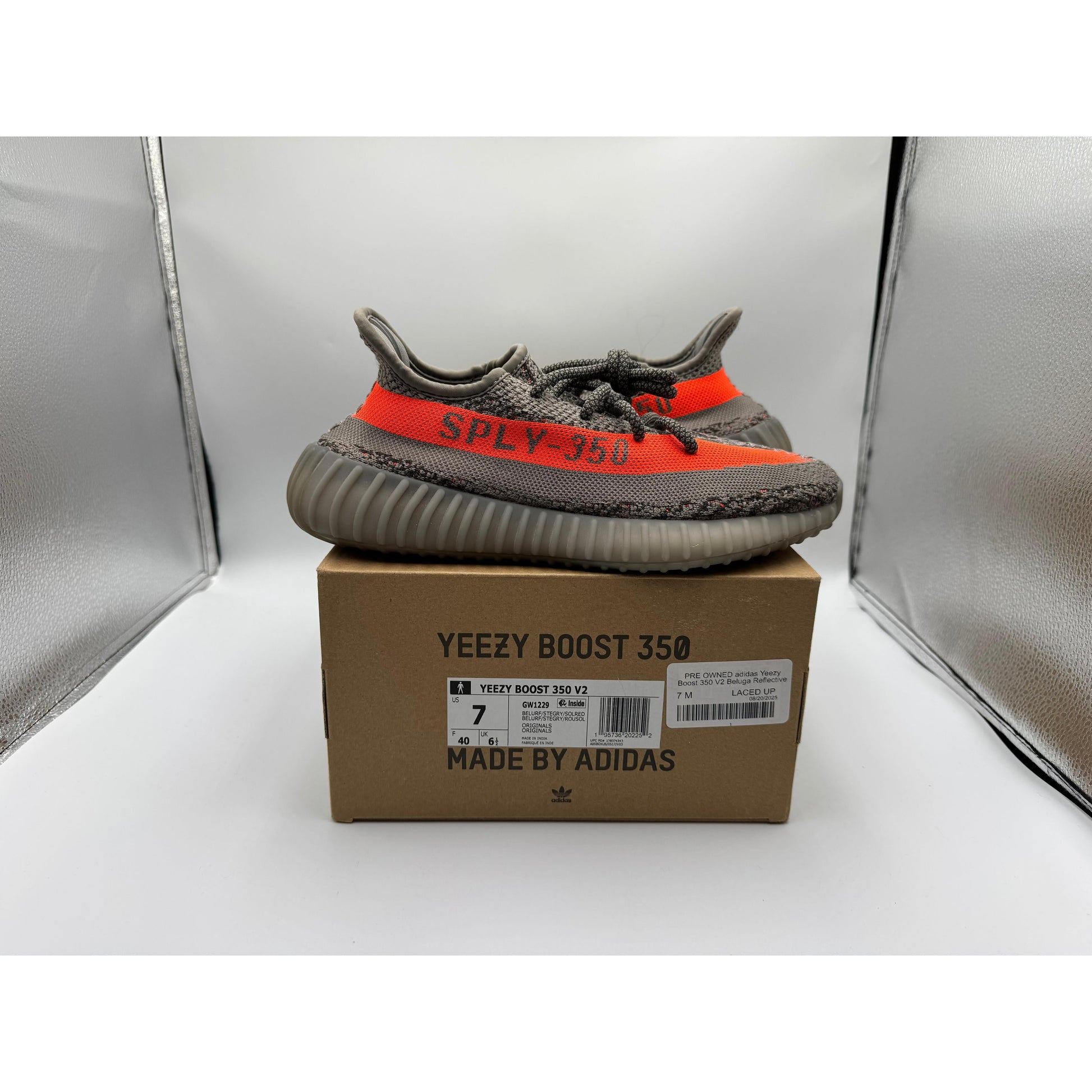 PRE OWNED adidas Yeezy Boost 350 V2 Beluga Reflective
