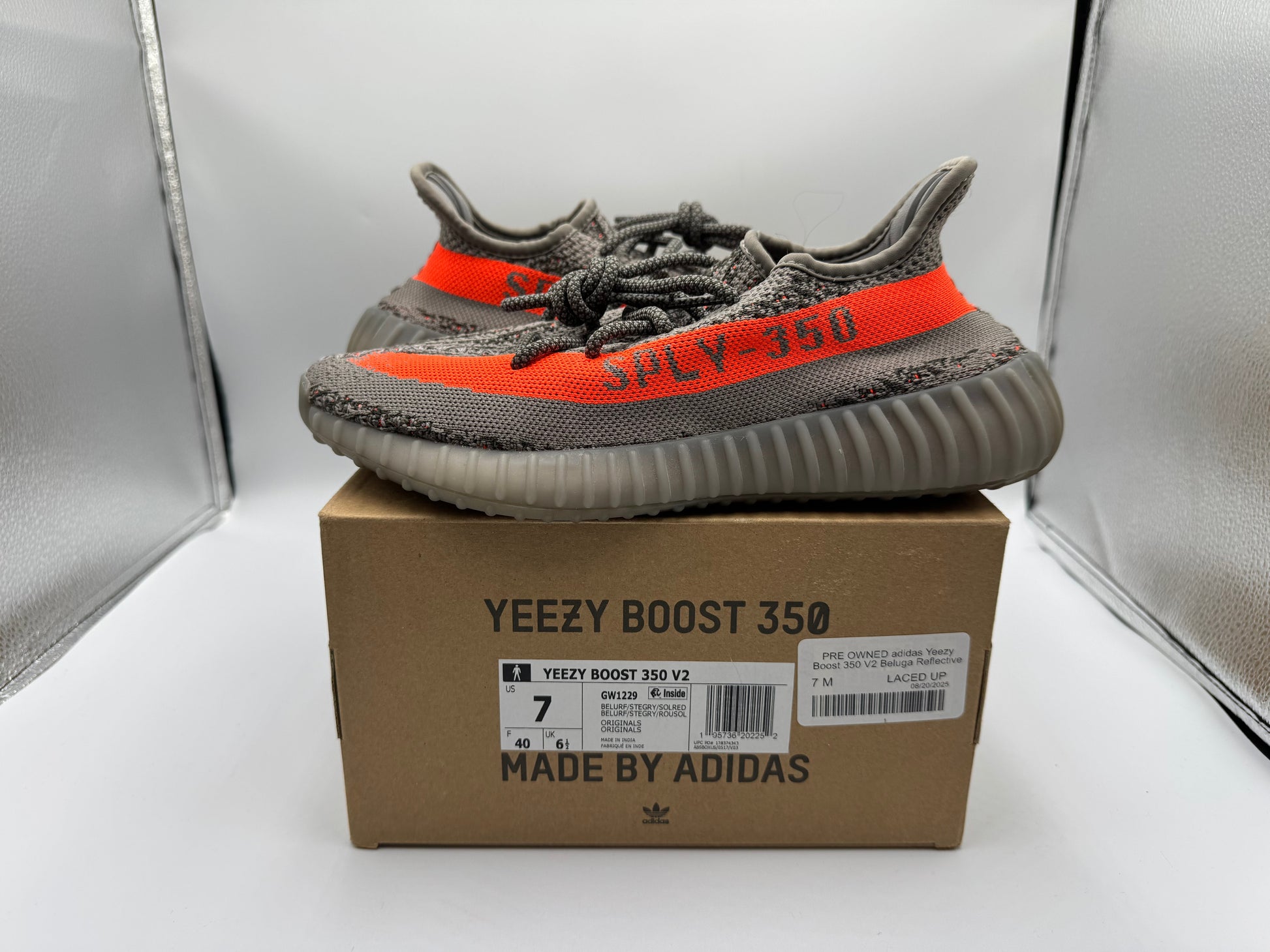 PRE OWNED adidas Yeezy Boost 350 V2 Beluga Reflective