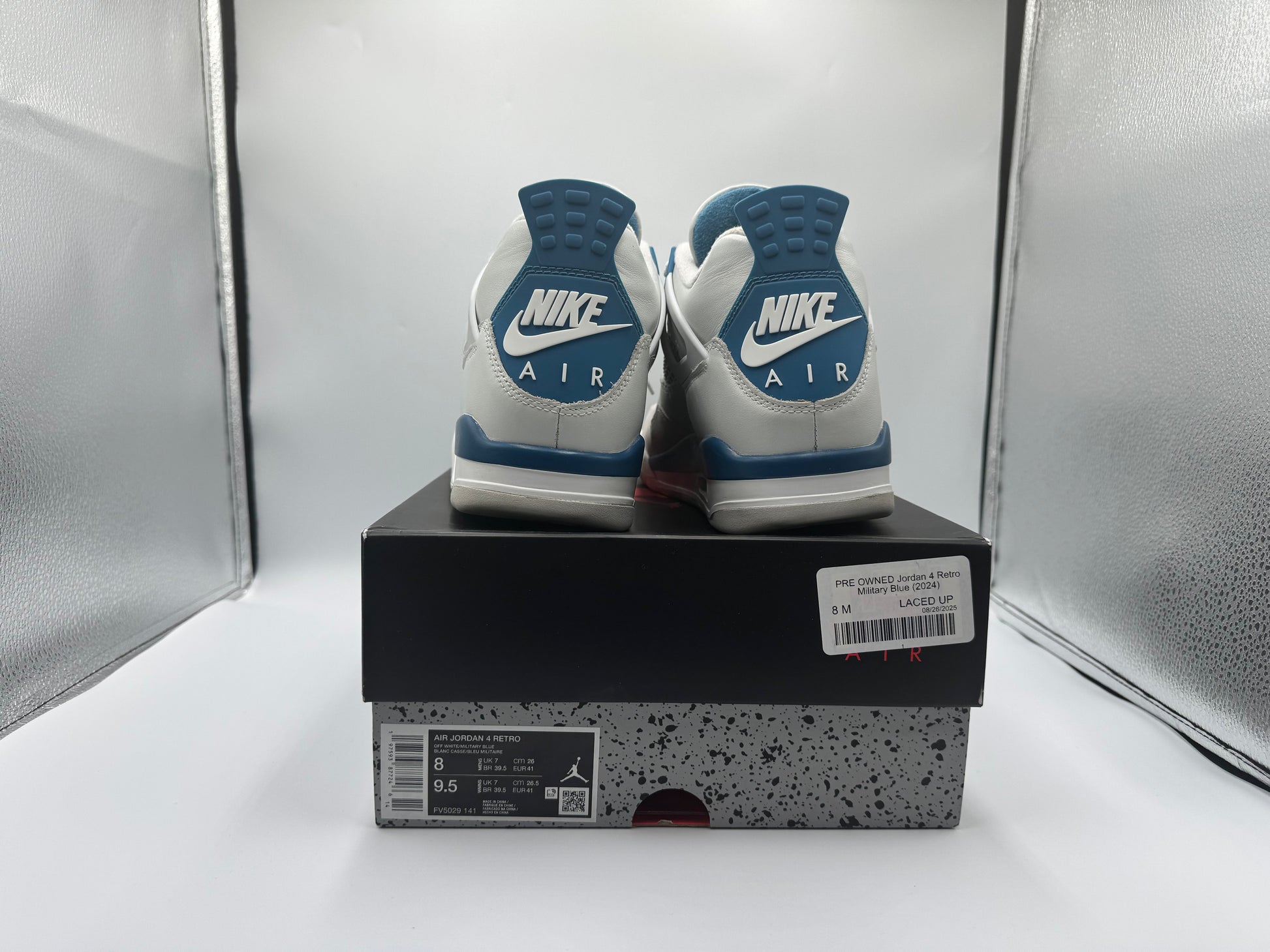 PRE OWNED Jordan 4 Retro Military Blue (2024)