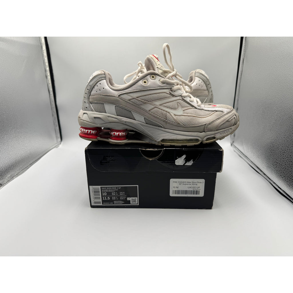 PRE OWNED Nike Shox Ride 2 SP Supreme White