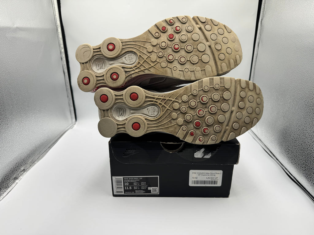 PRE OWNED Nike Shox Ride 2 SP Supreme White