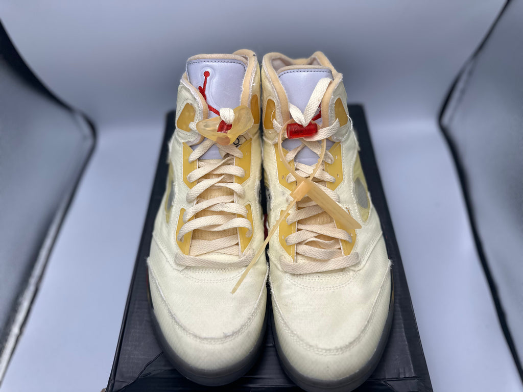 PRE OWNED Jordan 5 Retro Off-White Sail