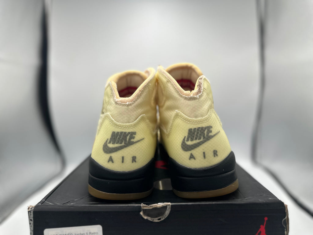 PRE OWNED Jordan 5 Retro Off-White Sail