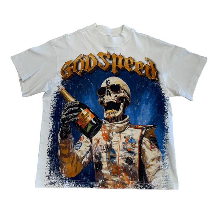 Godspeed Victory Toast T-Shirt "Bone"